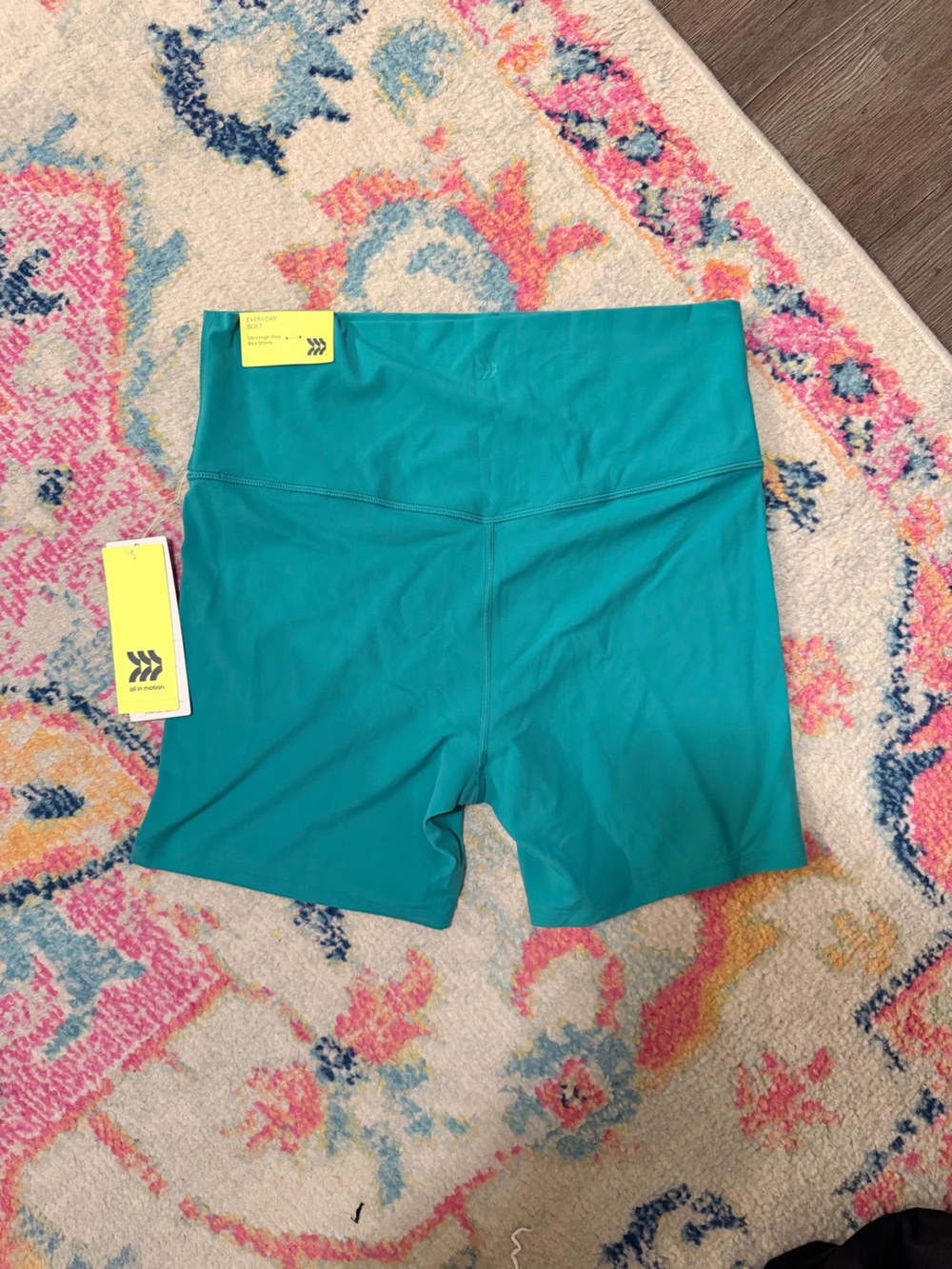High-Rise Green Women’s Athletic Bike Shorts